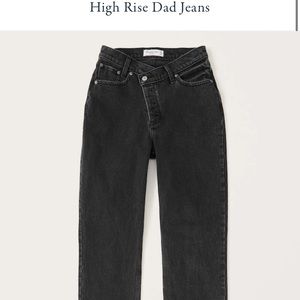 Black Abercrombie dad jeans! Brand new!